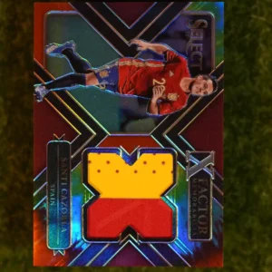 2017-18 Panini Select Santi Cazorla X-Fractor Memorabilia Red 20/50