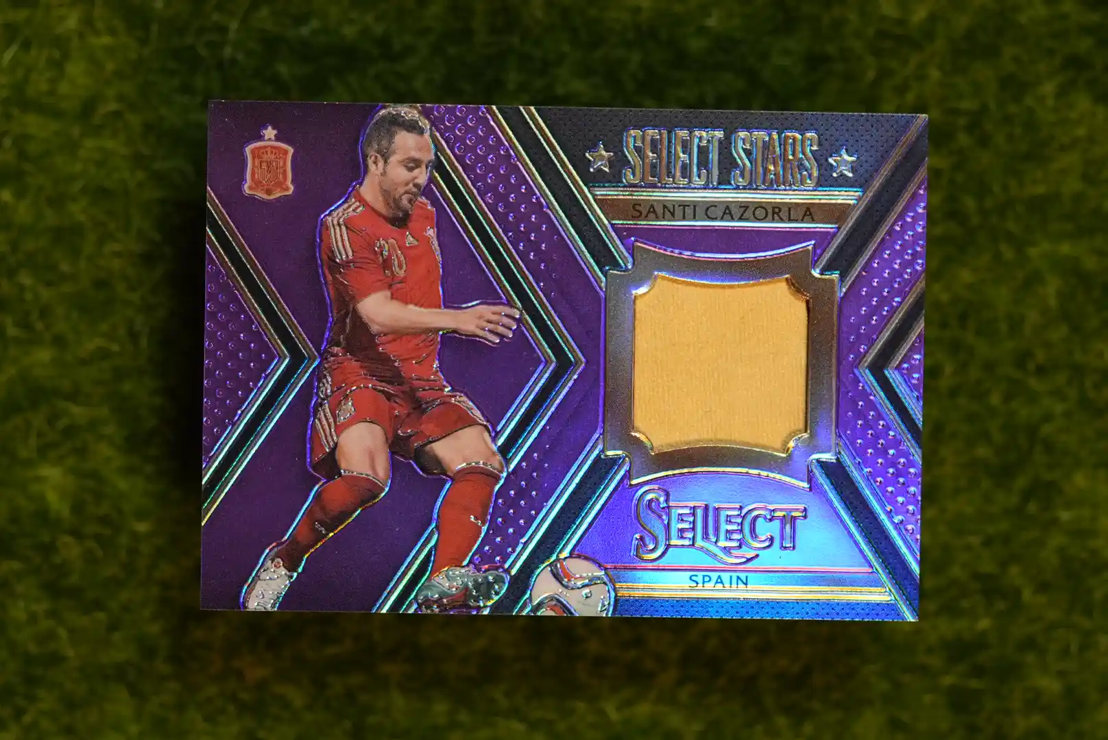 2015-16 Panini Select Santi Cazorla Select Stars Purple Prizm 75/75