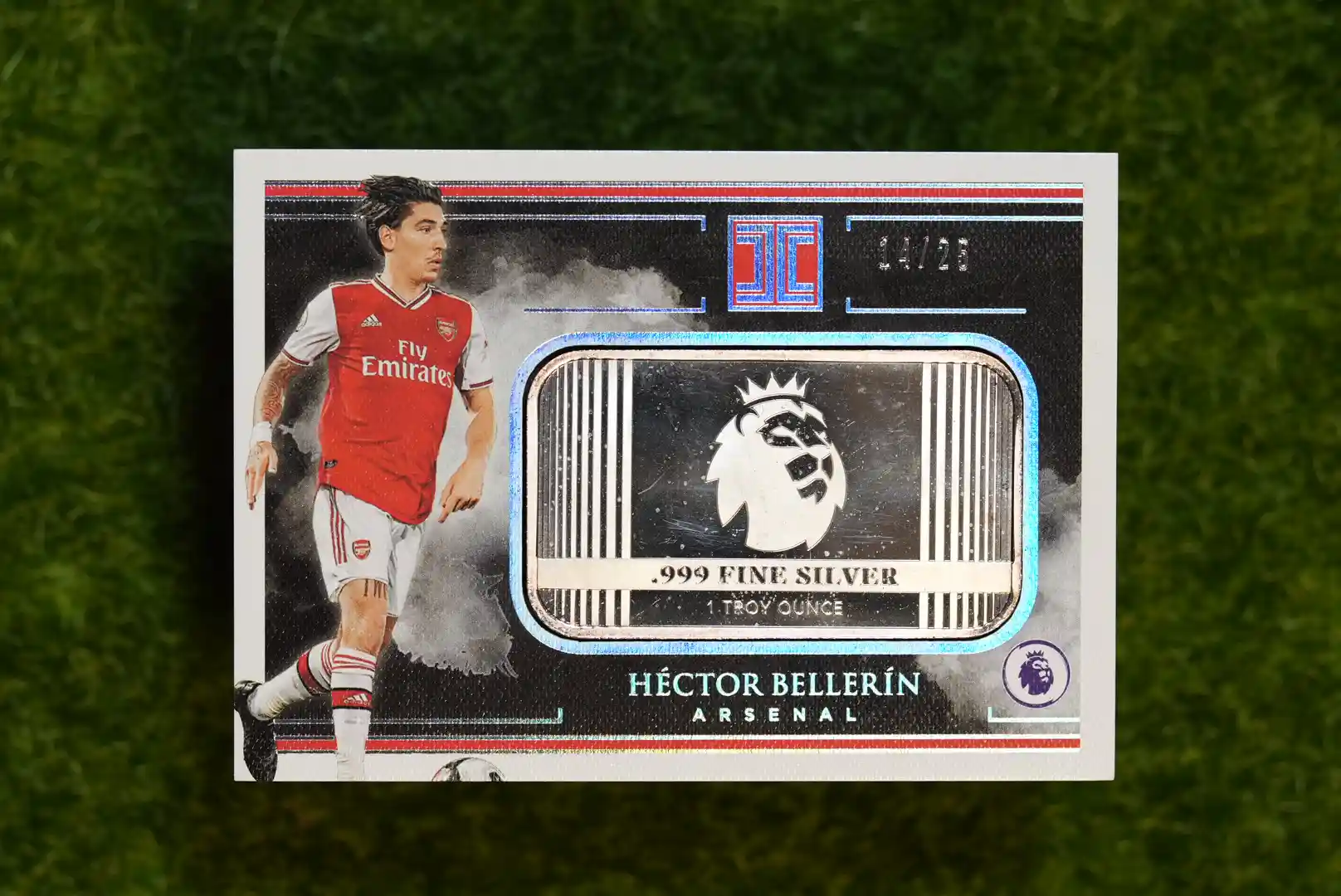 2019-20 Panini Impeccable Héctor Bellerín Silver Bar 04/25