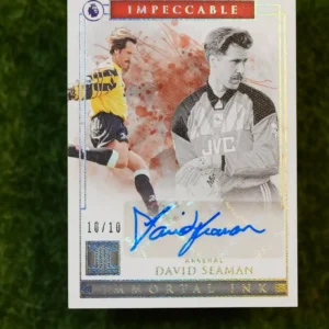 2019-20 Panini Impeccable David Seaman Immortal Ink Auto 10/10