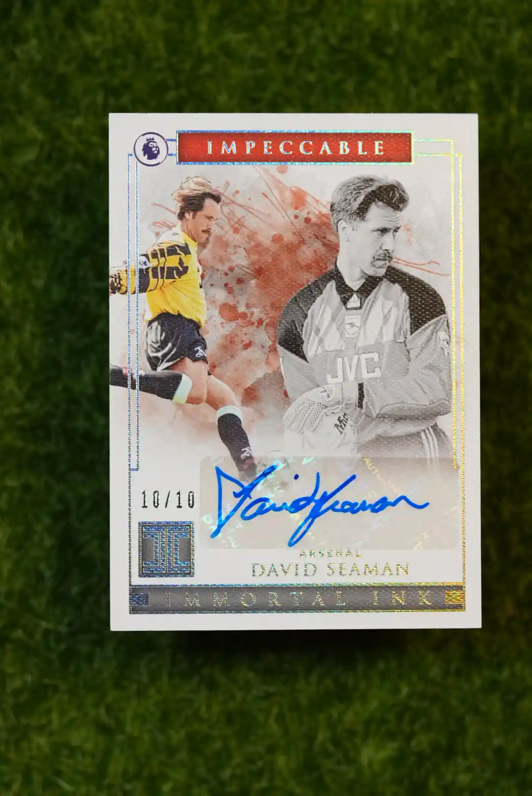 2019-20 Panini Impeccable David Seaman Immortal Ink Auto 10/10