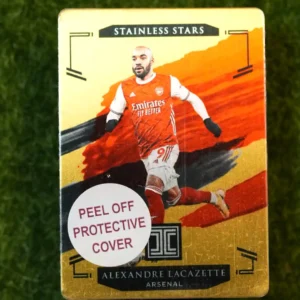 2020-21 Panini Impeccable Alexandre Lacazette Stainless Stars Gold 4/10