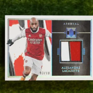 2020-21 Panini Impeccable Alexandre Lacazette Match-Worn Material 03/10