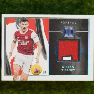 2020-21 Panini Impeccable Kieran Tierney Match-Worn Material 01/10