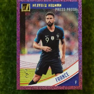 2018-19 Panini Donruss Olivier Giroud Press Proof Purple