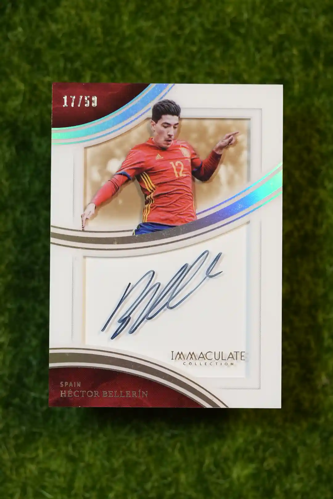 2017 Panini Immaculate Collection Héctor Bellerín Autograph 17/50