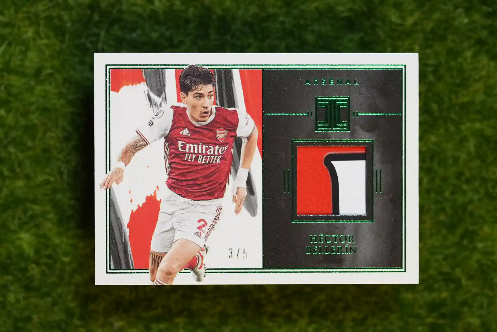2020-21 Panini Impeccable Héctor Bellerín Match-Worn Material 3/5