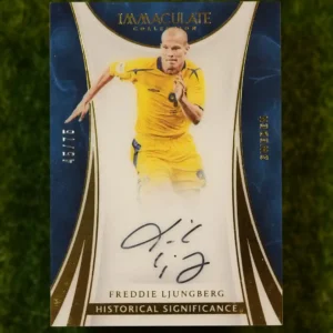 2017 Panini Immaculate Collection Freddie Ljungberg Historical Significance Auto 5/10