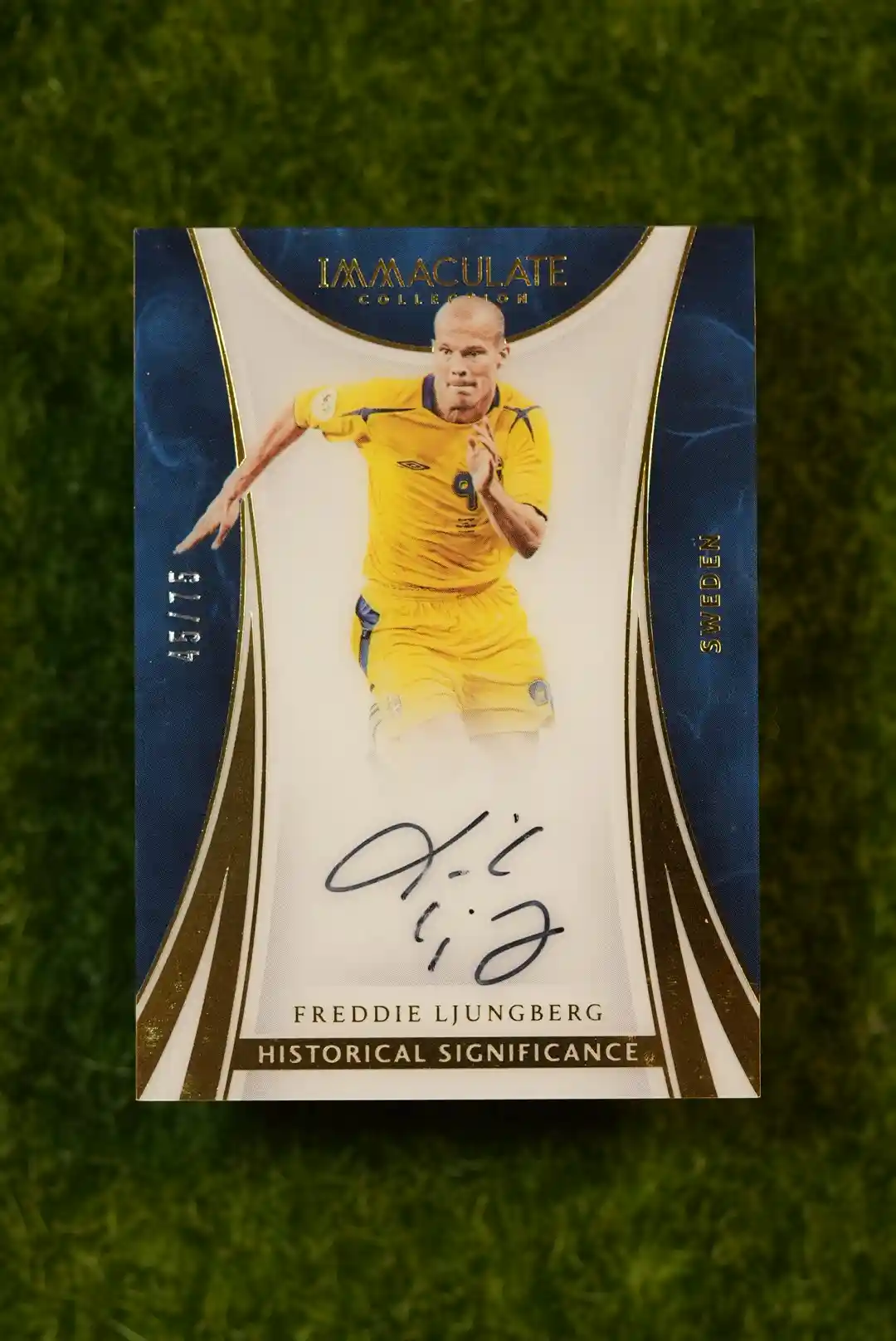 2017 Panini Immaculate Collection Freddie Ljungberg Historical Significance Auto 5/10
