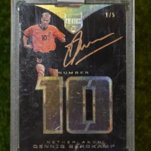 2018 Panini Eminence Dennis Bergkamp By The Number Patch Auto 1/5