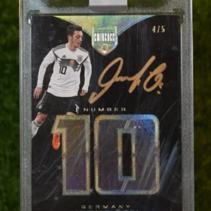 2018 Panini Eminence Mesut Özil By The Number Patch Auto 4/5