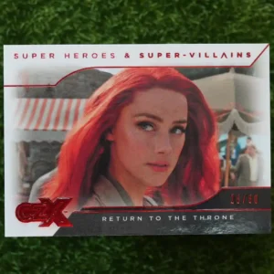 2019 Cryptozoic CZ-X Super Heroes & Super-Villains Aquaman "Return to the Throne" Red Parallel 25/90