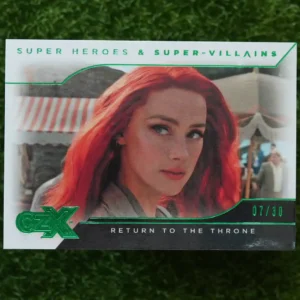 2019 Cryptozoic CZ-X Super Heroes & Super-Villains Aquaman "Return to the Throne" Green Parallel 07/30