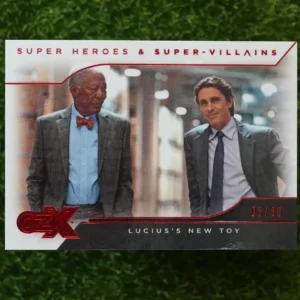 2019 Cryptozoic CZ-X Super Heroes & Super-Villains The Dark Knight Rises "Lucius's New Toy" Red Parallel 05/90