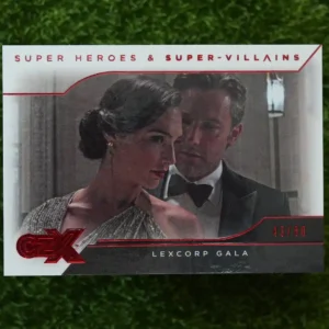2019 Cryptozoic CZ-X Super Heroes & Super-Villains Batman v Superman "Lexcorp Gala" Red Parallel 43/90
