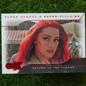 2019 Cryptozoic CZ-X Super Heroes & Super-Villains Aquaman "Return to the Throne" Red Parallel 53/90