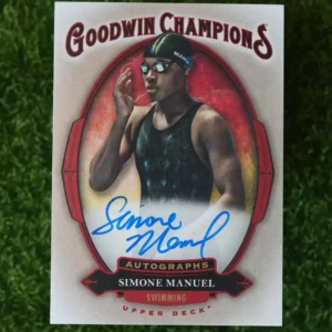 2020 Upper Deck Goodwin Champions Simone Manuel Autograph