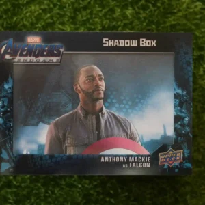 2020 Upper Deck Avengers Endgame Anthony Mackie as Falcon Shadow Box SB-13