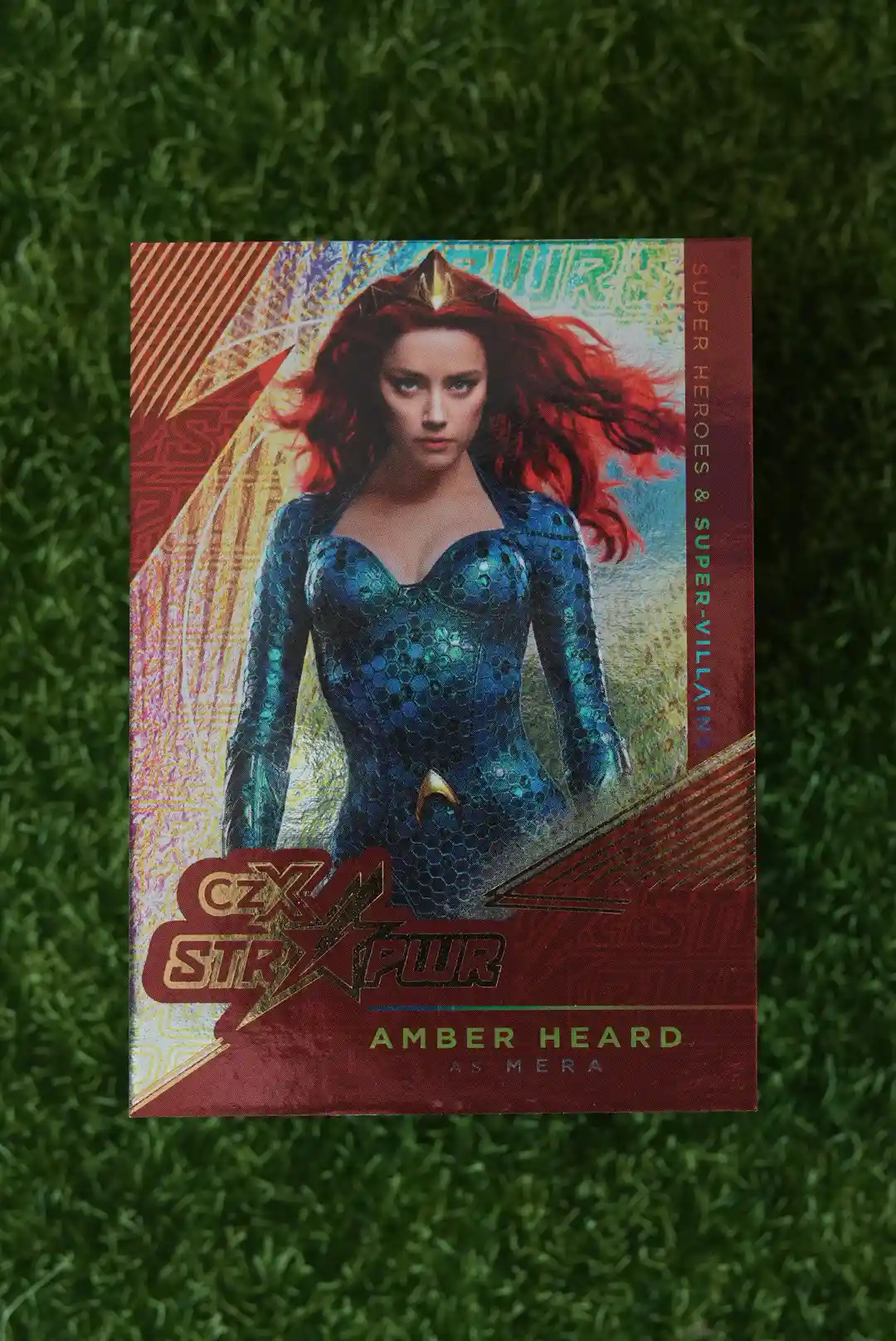 2019 Cryptozoic CZ-X Super Heroes & Super-Villains Amber Heard as Mera STR PWR S12