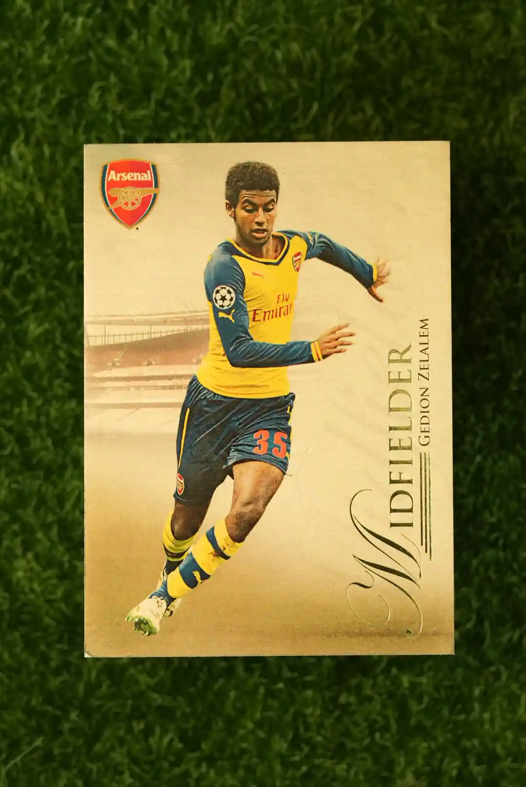 2015 Futera Arsenal Gedion Zelalem 02/16