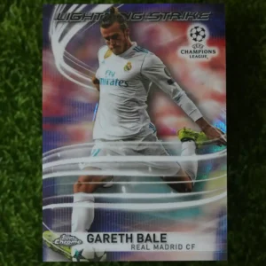 2018-19 Topps Chrome UEFA Champions League Gareth Bale Lightning Strike