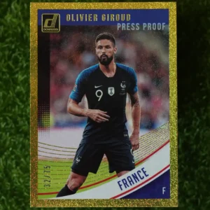 2018-19 Panini Donruss Olivier Giroud Press Proof Gold 32/75