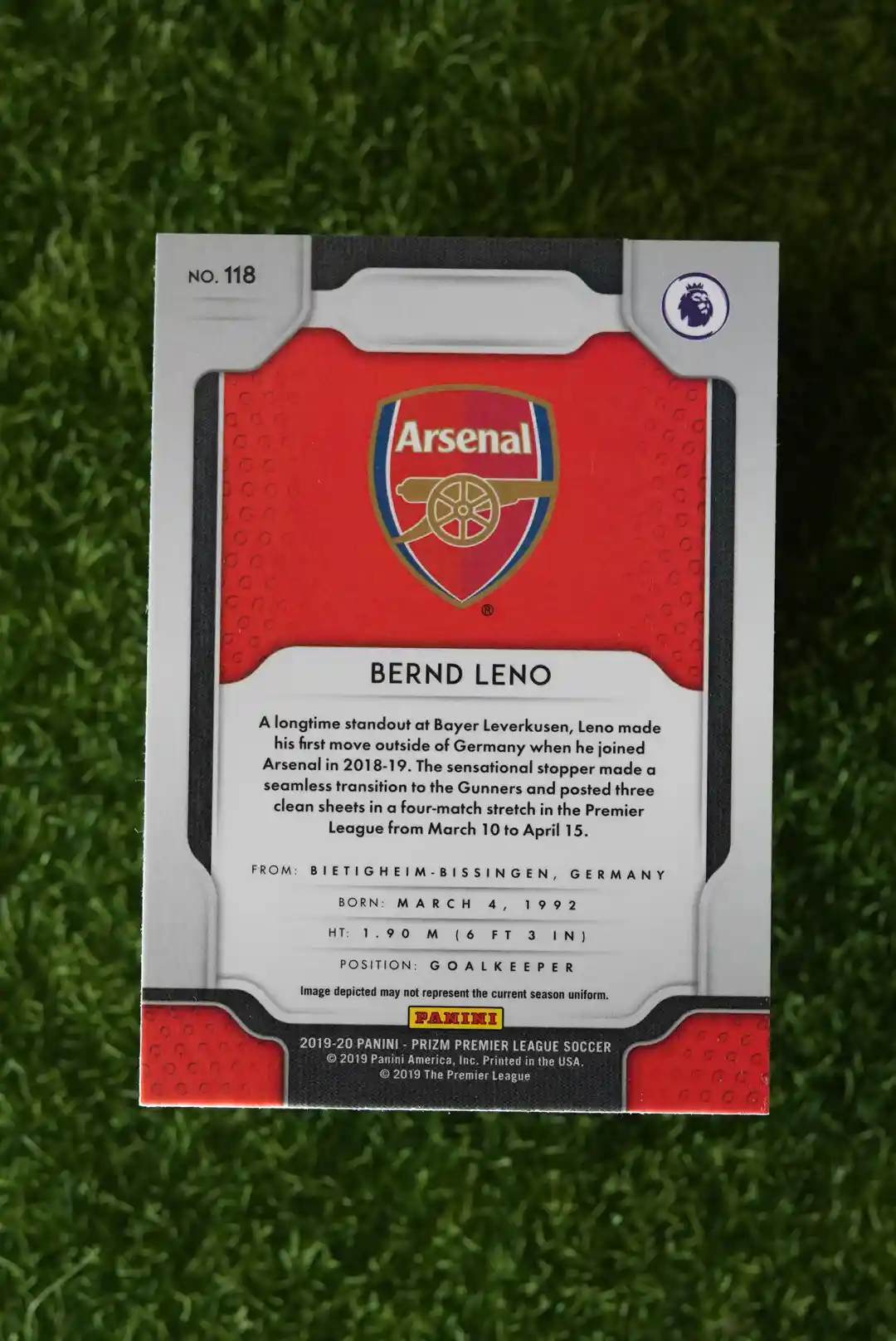2019-20 Panini Prizm Bernd Leno - Image 2