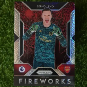 2019-20 Panini Prizm Bernd Leno Fireworks Red Prizm