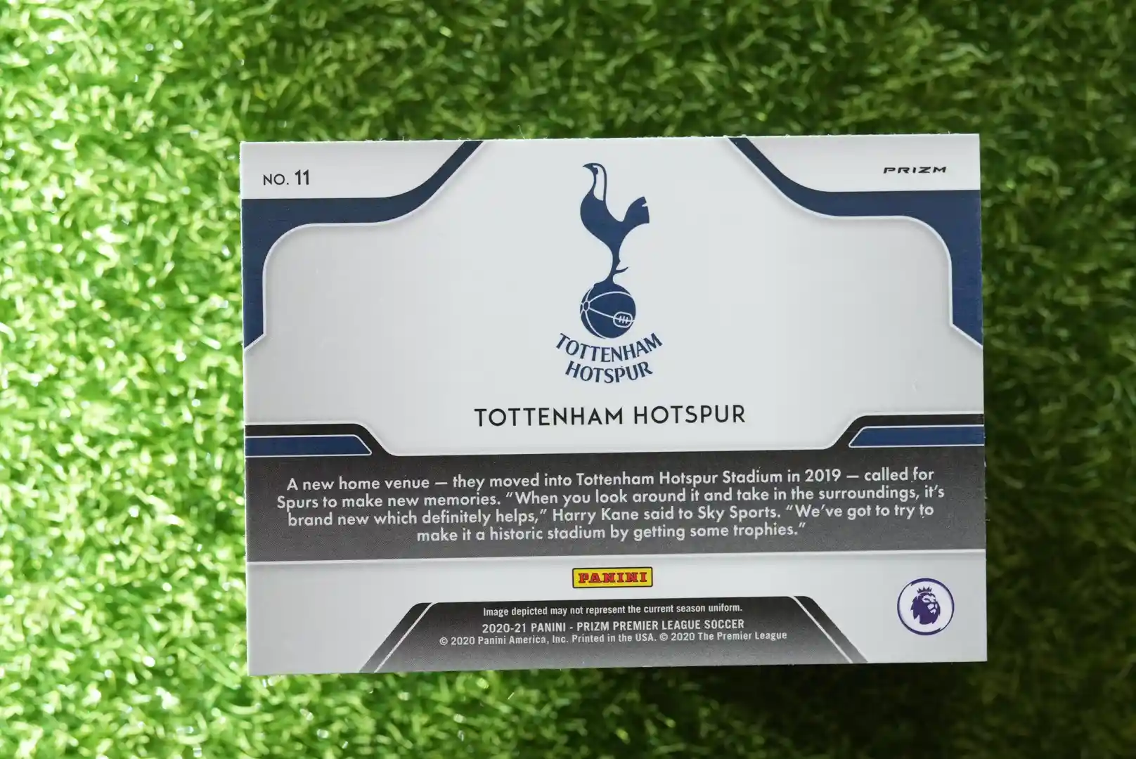 2020-21 Panini Prizm Tottenham Hotspur Atmosphere Silver Prizm - Image 2