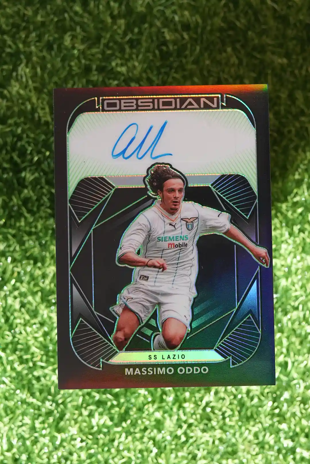 2020-21 Panini Obsidian Massimo Oddo Autograph Red 01/25
