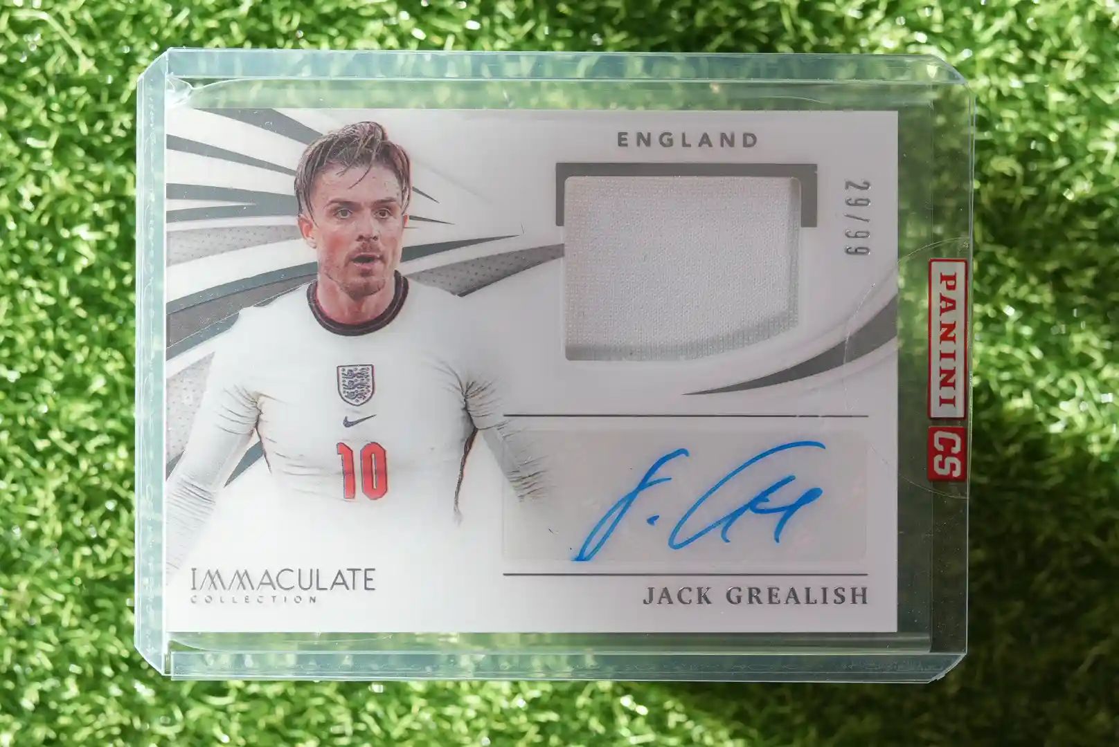 2021 Panini Immaculate Collection Jack Grealish Memorabilia Autographs 29/99