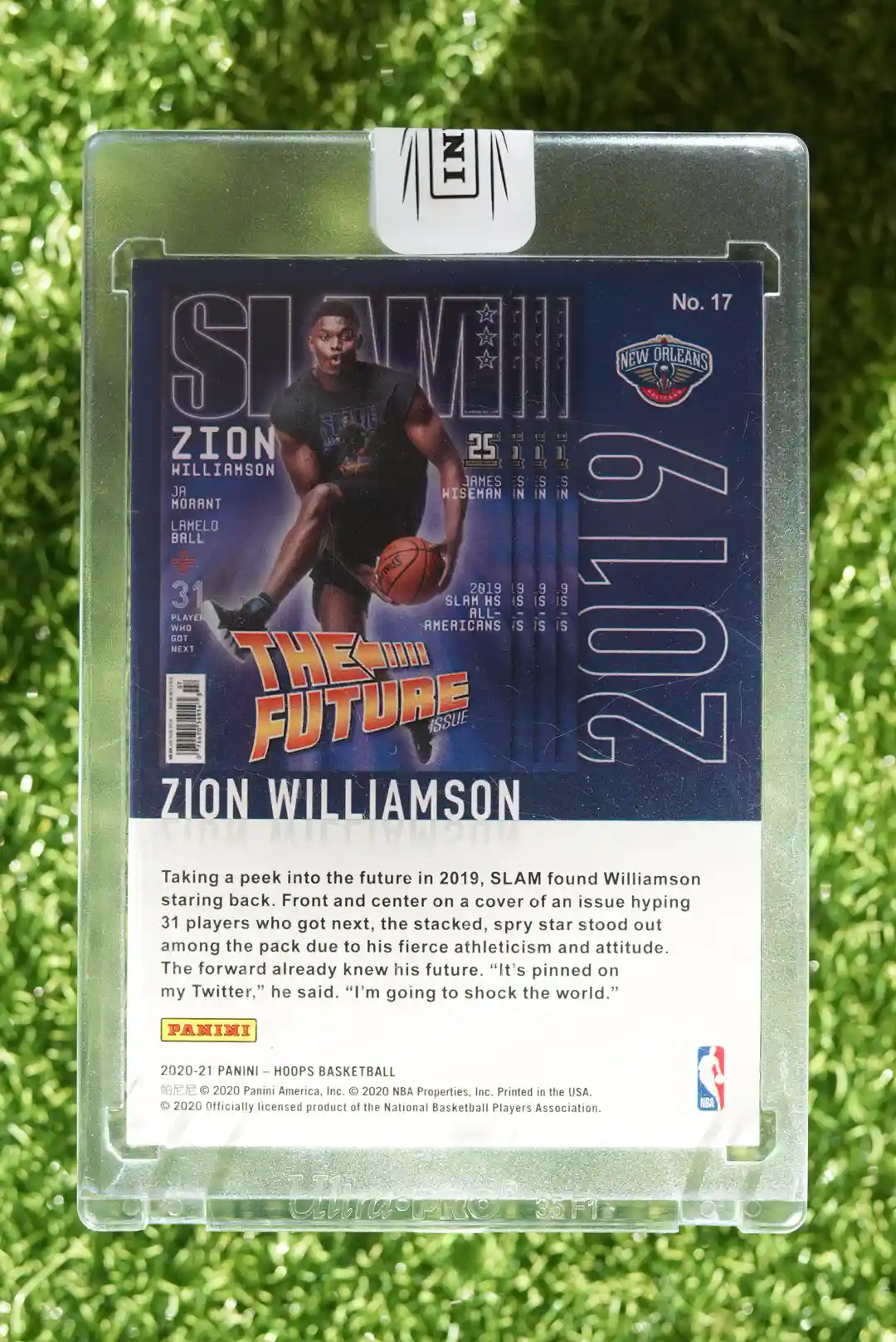 2020-21 Panini Hoops Zion Williamson SLAM - Image 2