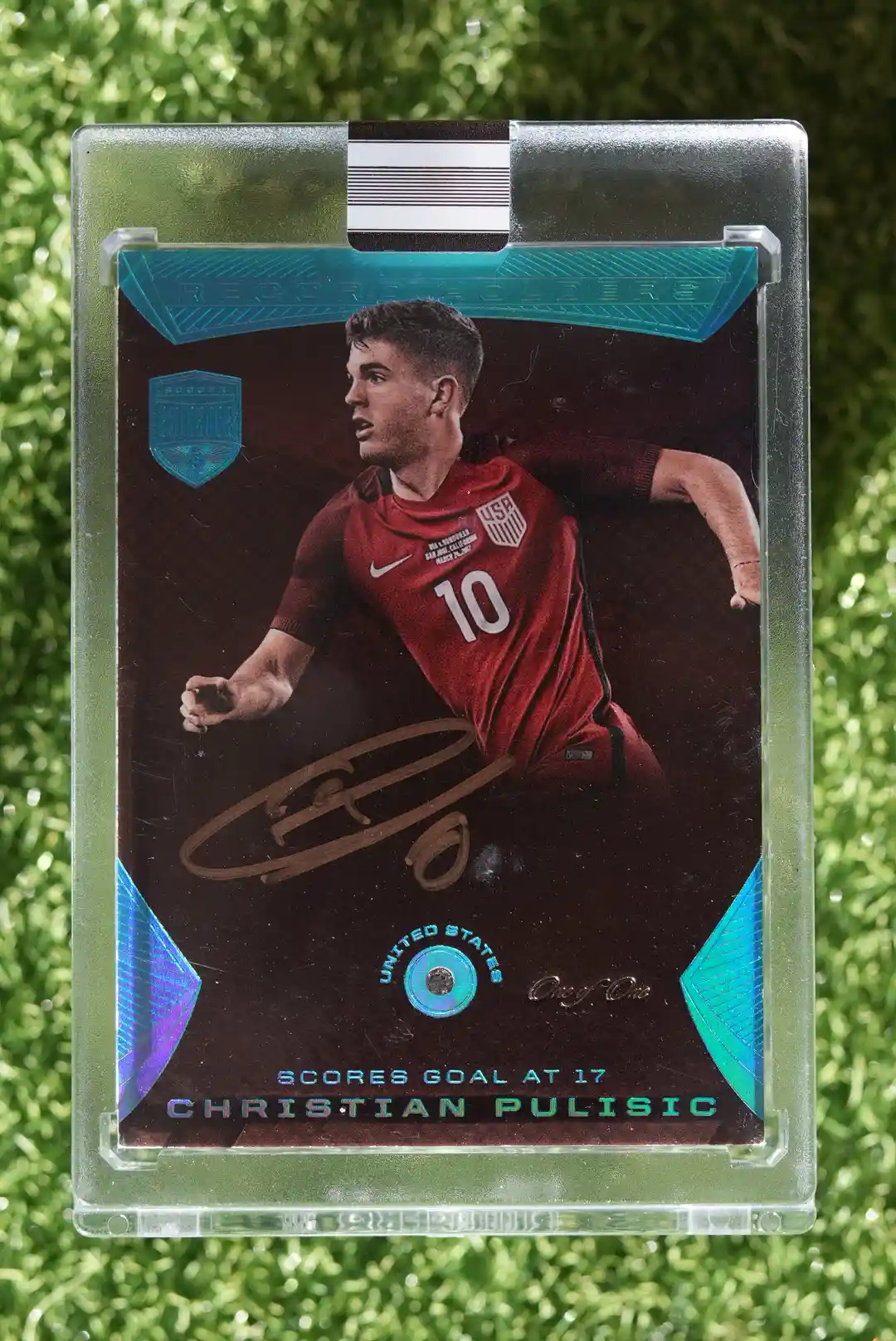 2018 Panini Eminence Christian Pulisic Record Holders Diamond Auto 1/1