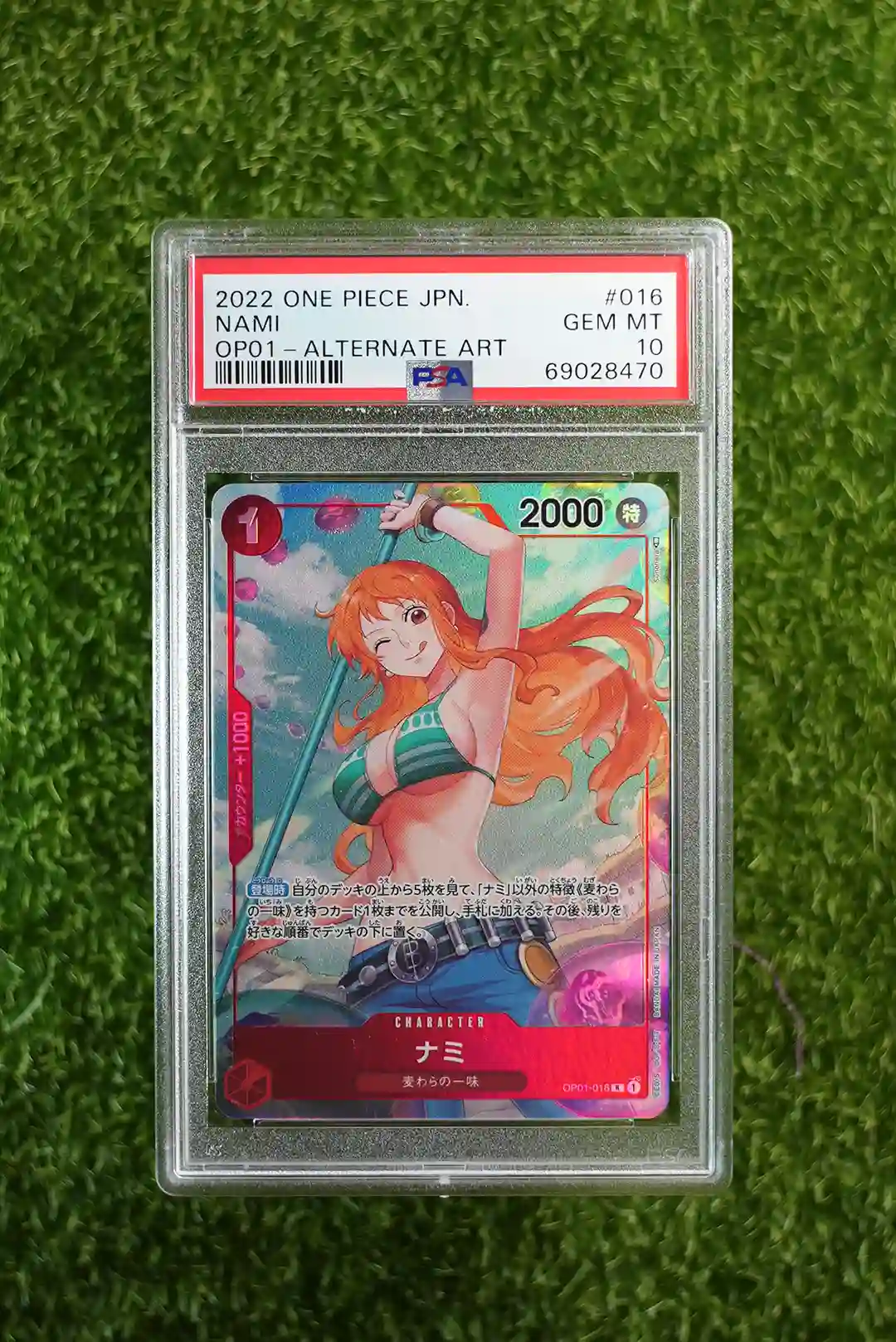 2022 One Piece Nami Alternate Art Alternate Art OP01-016