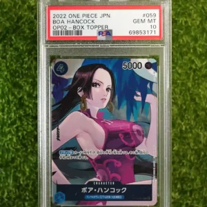 2022 One Piece JPN Boa Hancock OP02 - Box Topper Character, Box Topper #059, OP02-059, PSA 10, 69853171