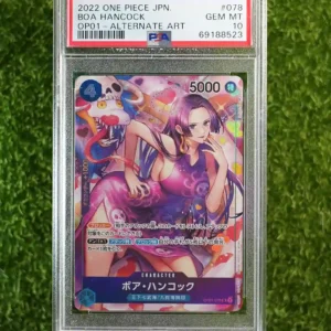 2022 One Piece Boa Hancock Alternate Art SR Alternate Art OP01-078 #078 PSA 10