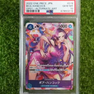 2022 One Piece Boa Hancock Alternate Art Alternate Art, Graded OP01-078, PSA 10, 67893219