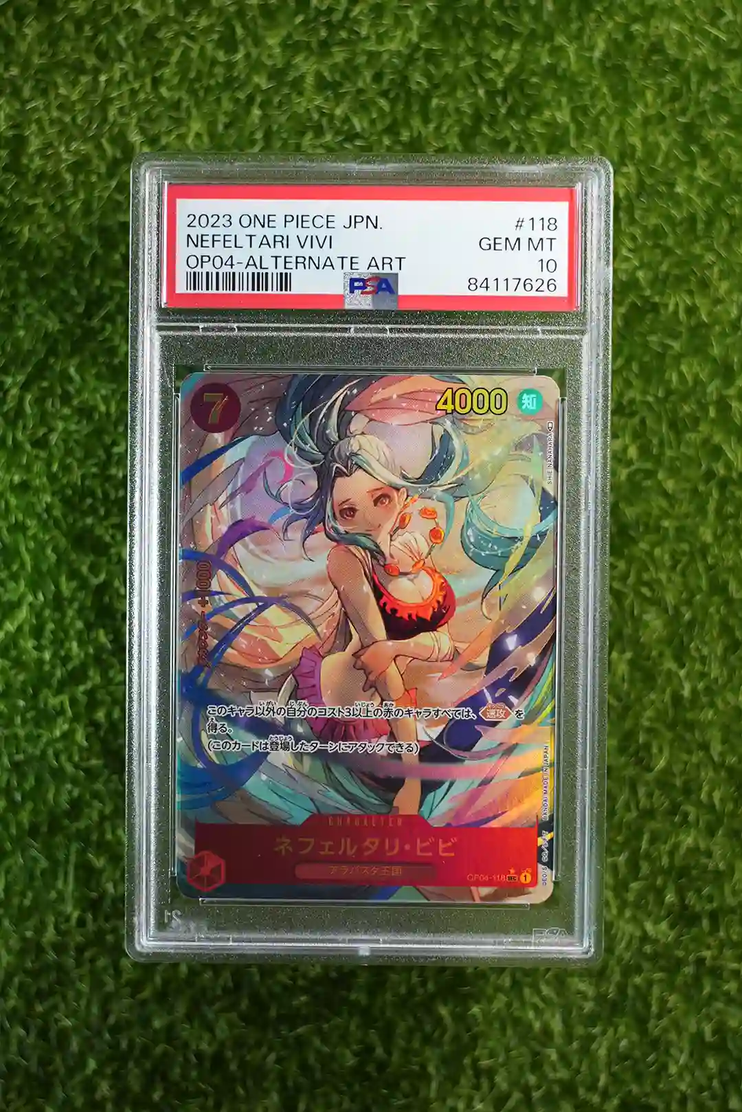 2023 One Piece JPN Nefeltari Vivi OP04-ALTERNATE ART Alternate Art #118