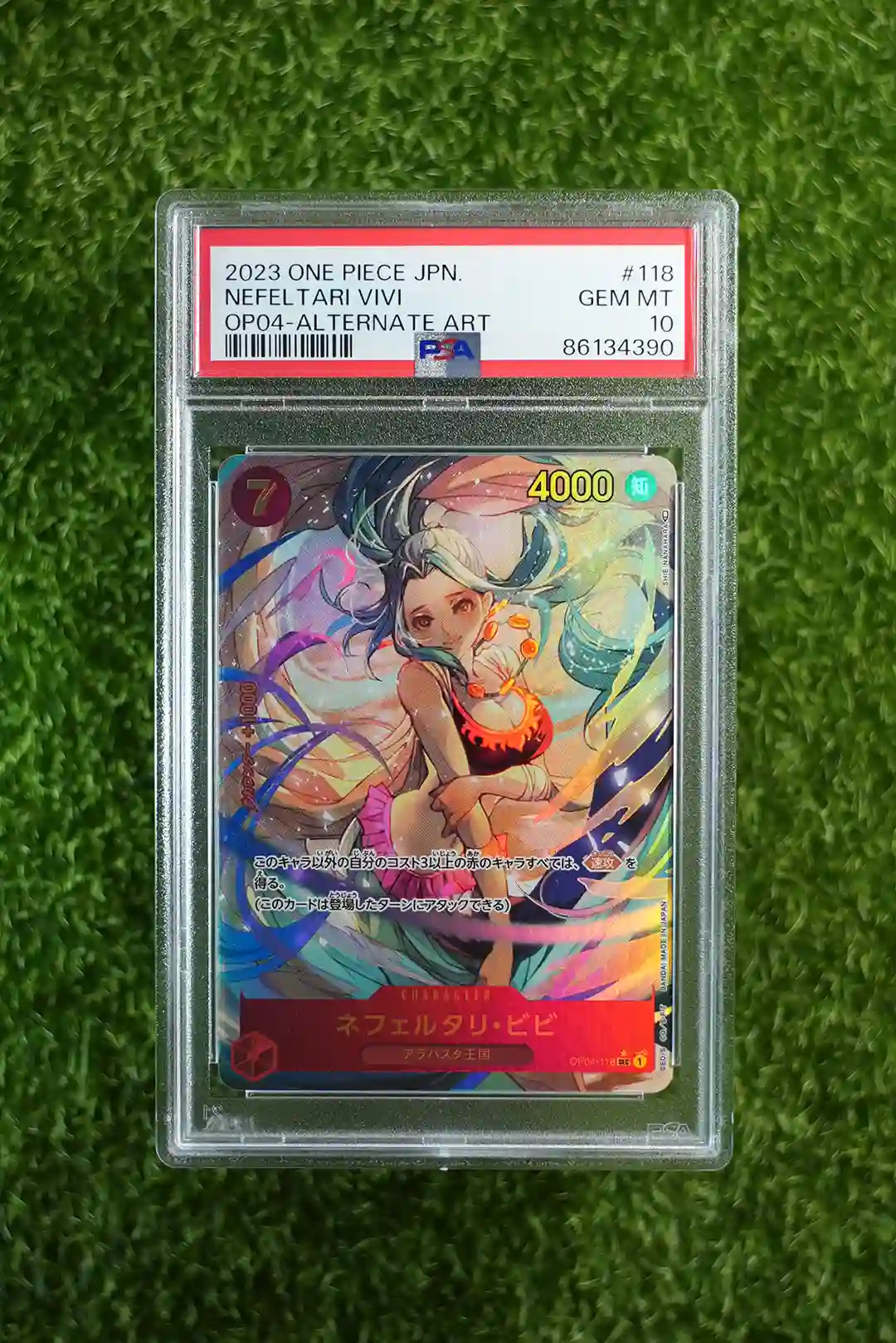 2023 One Piece Nefeltari Vivi Alternate Art Alternate Art SEC OP04-118