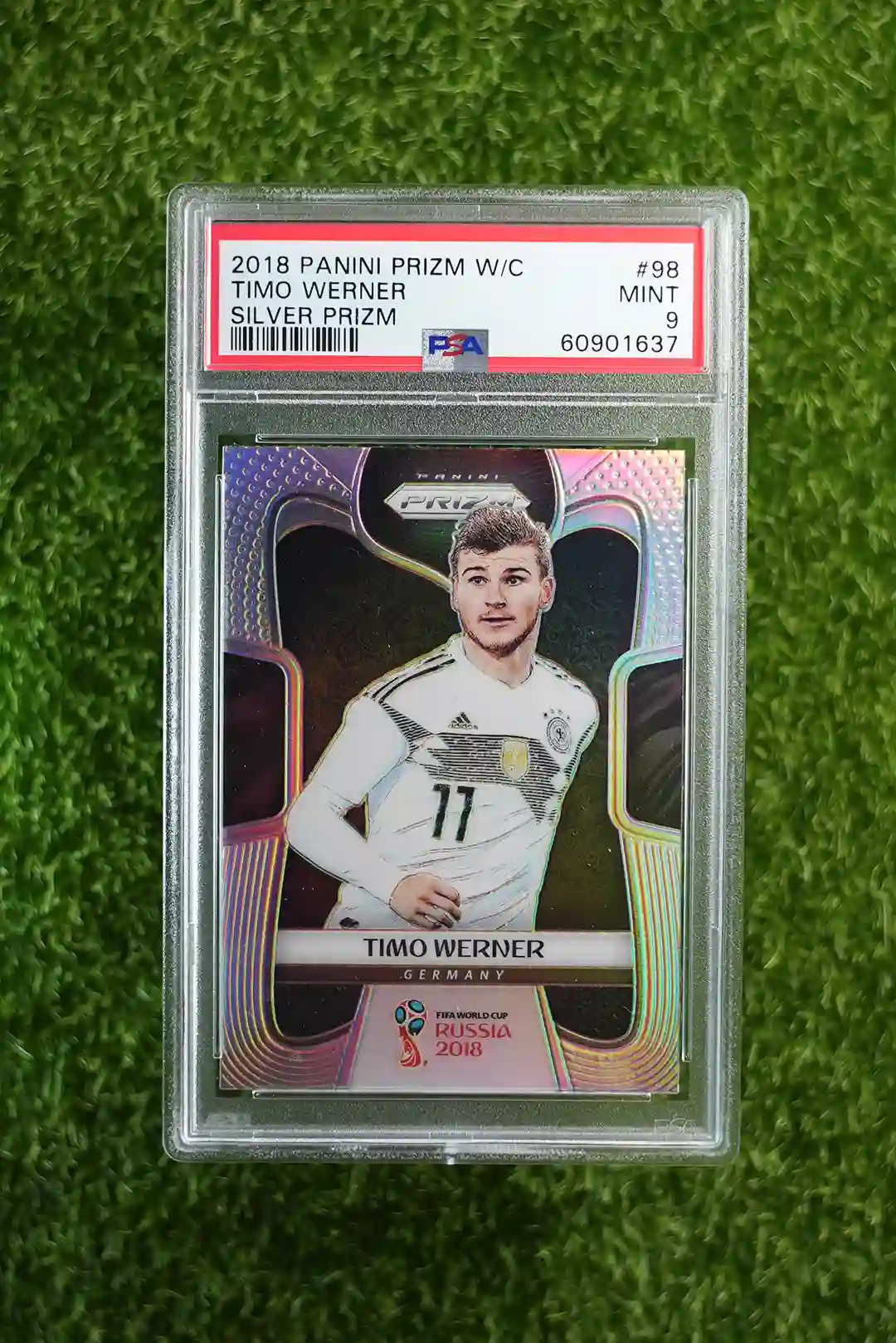 2018 Panini Prizm World Cup Soccer Timo Werner Silver Prizm Silver Prizm #98