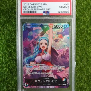 2023 One Piece Nefeltari Vivi Alternate Art Leader OP04-001
