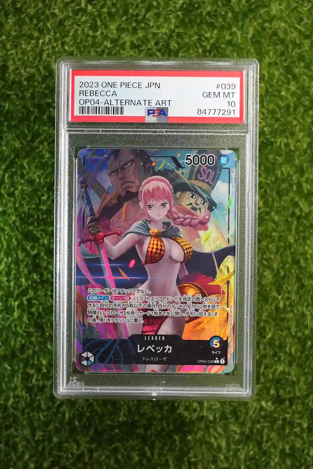 2023 One Piece Rebecca Alternate Art Leader, Alternate Art OP04-039