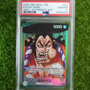 2022 One Piece JPN Kozuki Oden OP01-031 Alternate Art PSA 10