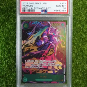 2022 ONE PIECE JPN OP01 - ALTERNATE ART YAMATO #121 GEM MT 10