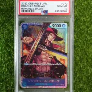 2022 ONE PIECE JPN ROMANCE DAWN DRACULE MIHAWK #070 GEM MT 10