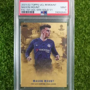 2021-22 Topps UCL Mason Mount First UCL Season Gold 1/1