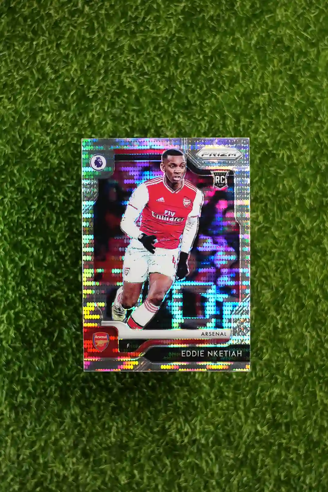 : 2019-20 Prizm Premier League Soccer Eddie Nketiah RC Silver Prizm