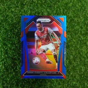2020-21 Panini Prizm Premier League Soccer Pierre-Emerick Aubameyang Blue Prizm #43