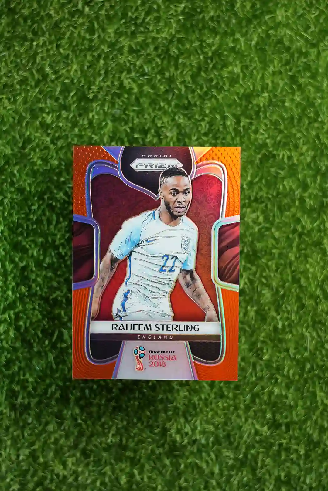 2018 Panini Prizm World Cup Soccer Raheem Sterling Base No 73 45/65