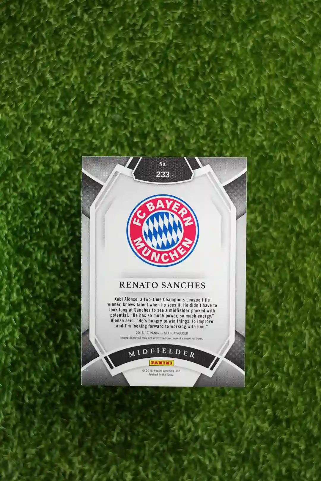 2016-17 Select Soccer Renato Sanches Prizm - Image 2